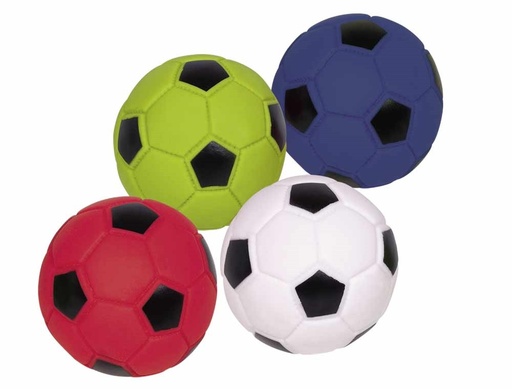 [NB61211] Vinylbal "CLASSIC" met pieper  9 cm Mix kleuren