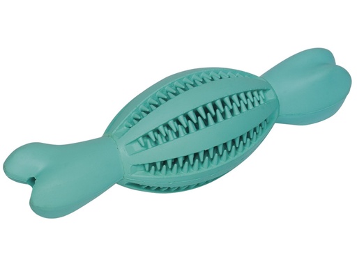 [NB61216] Rubberen rugbybal met bot "DENTAL LINE"