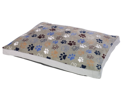 [NB61303] Comfortkussen vierkant Classic "LISSI" l x b x h: 120 x 75 x 14 cm licht grijs