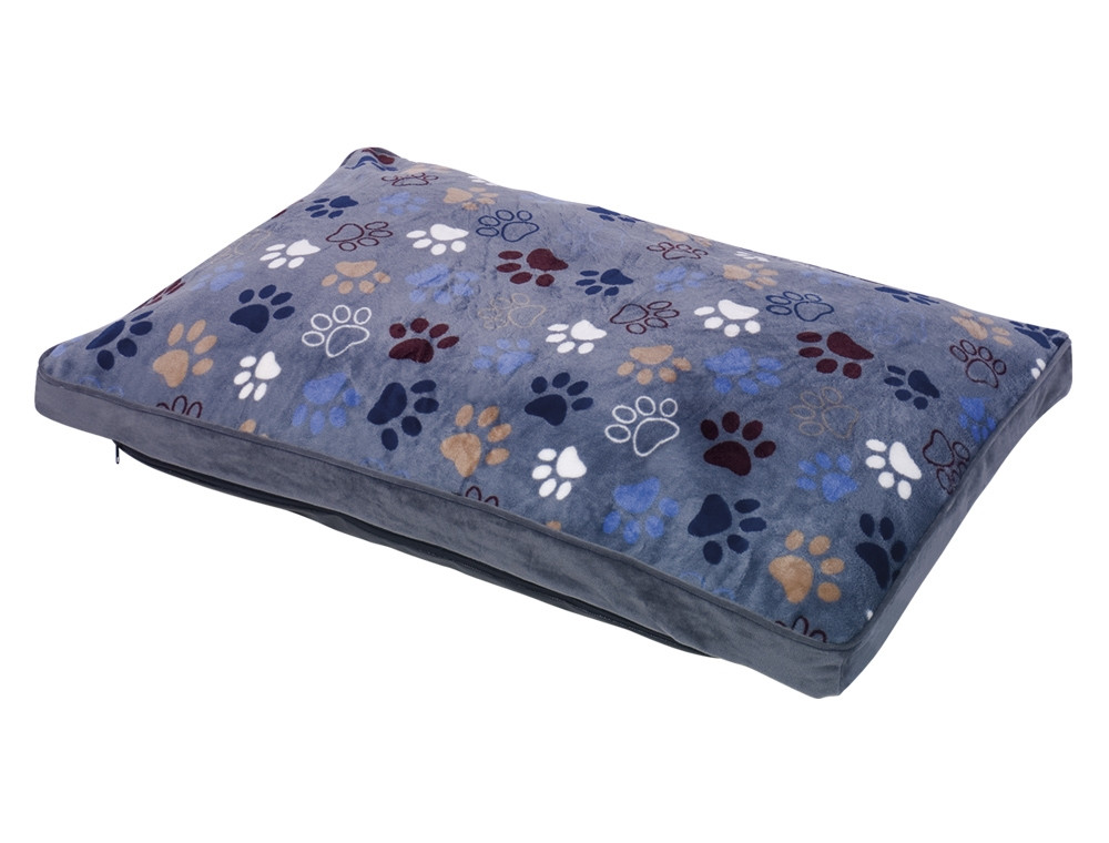 Comfortkussen vierkant Classic "LISSI" l x b x h: 120 x 75 x 14 cm donker grijs