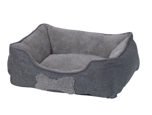 [NB61320] Comfortbed vierkant Classic "DIGU" Set 3 st: 40 / 50 / 60 cm grijs
