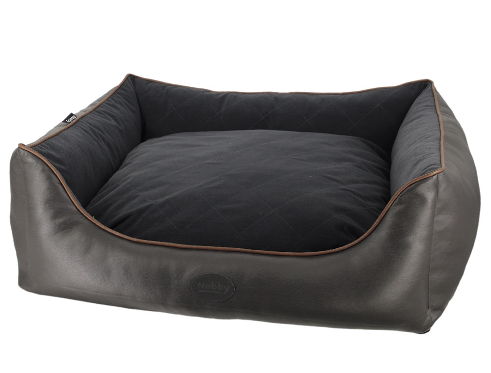 Comfortbed vierkant "TEXAS" L x b x H: 80 x 70 x23 cm donker bruin