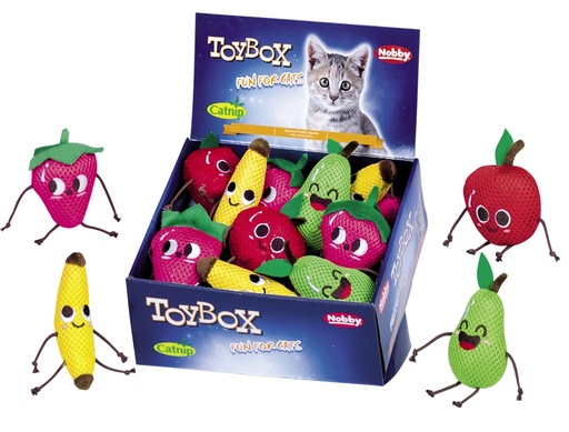 [NB61505] Gekke vruchten Display 20 st, 6-10,5 cm Mix kleuren