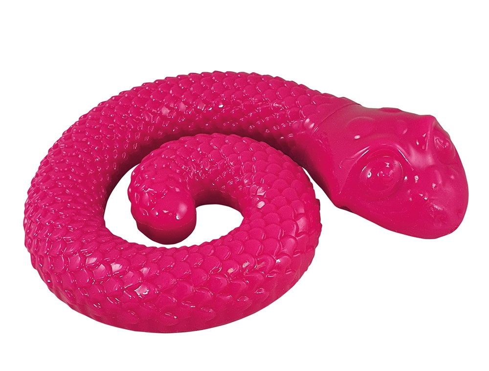 TPR-slang  18 cm roze