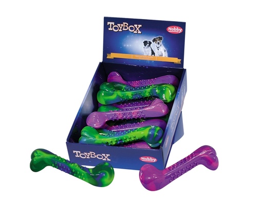 [NB61538] TPR-botten display 10 st, 19 cm Mix kleuren