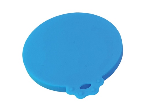 [NB61551] Siliconen deksel voor blikken  9 cm licht blauw