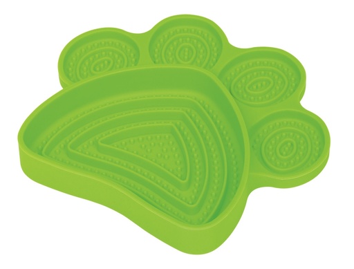 [NB61564] Siliconen activiteitenkom "PAW" 21 x 19 cm groen