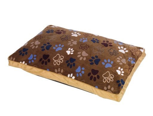 [NB61627] Comfortkussen vierkant Classic "LISSI" l x w x h: 90 x 65 x 14 cm bruin