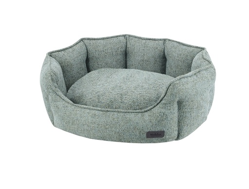 [NB61720] Comfortbed ovaal "NEVIS" l x b x h: 55 x 50 x 21 cm groen