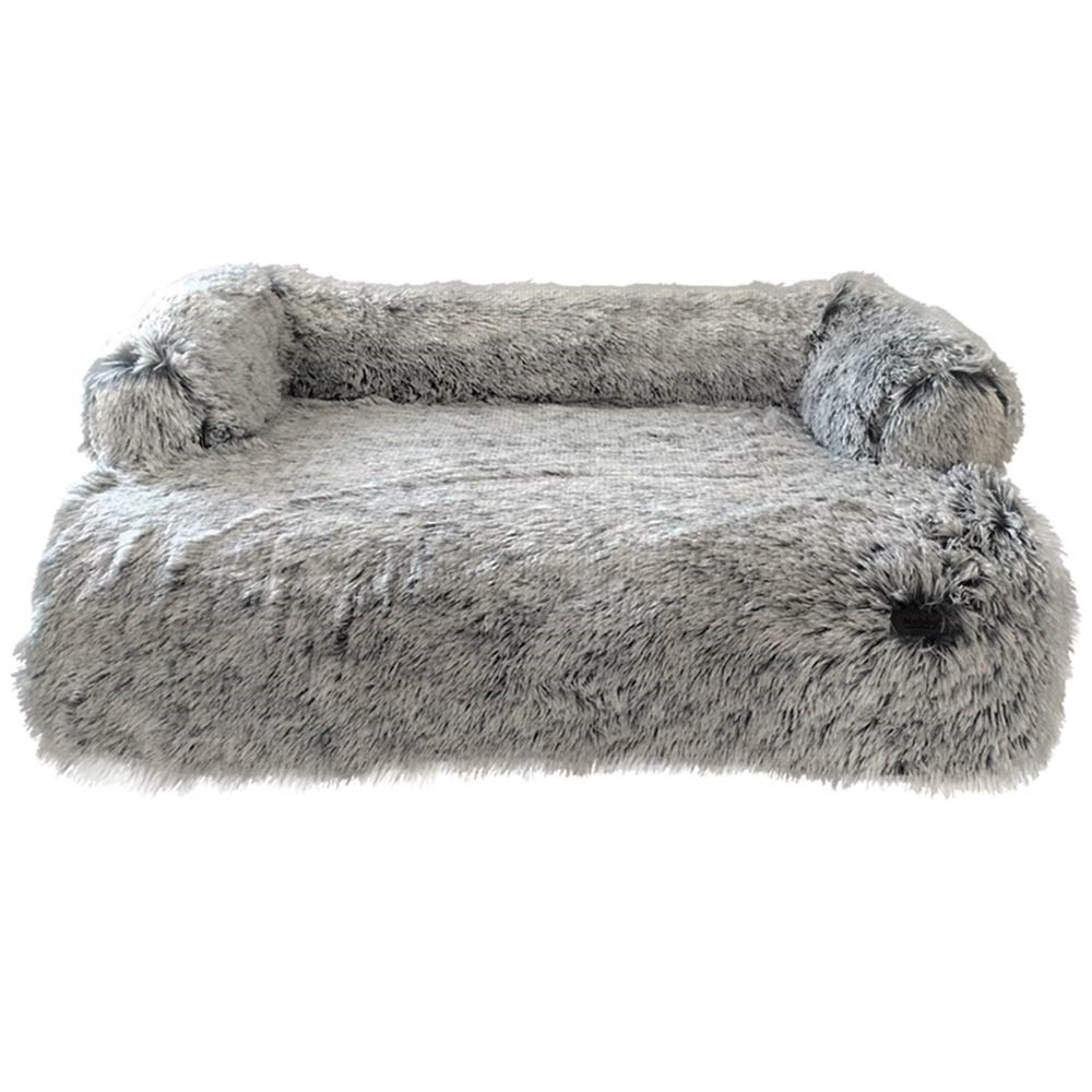 Bankmat vierkant "NURU" l x b x h: 91 x 74 x 10 cm grijs