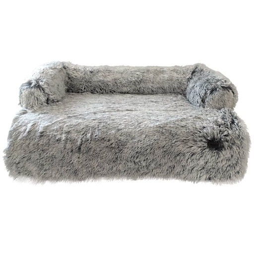 [NB61770] Bankmat vierkant "NURU" l x b x h: 110 x 85 x 15 cm grijs