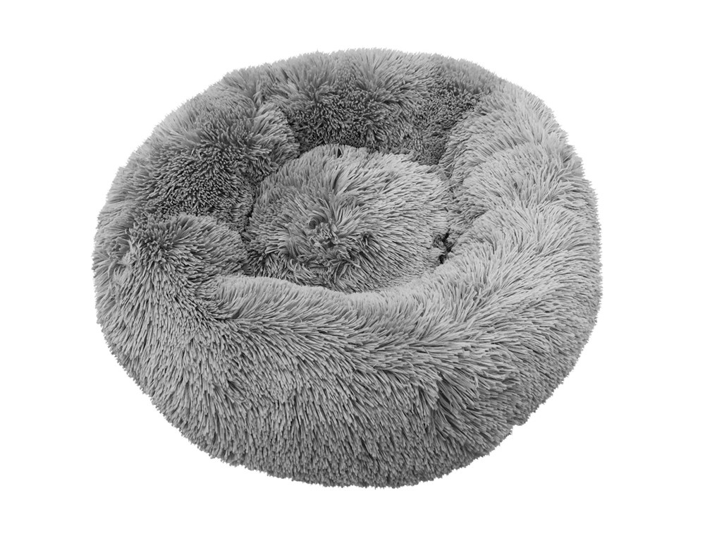 Gezellige beddonut Classic "ESLA" d x h:  70 x 26 cm donker grijs