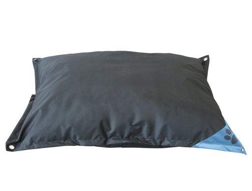 [NB61832] Comfortkussen vierkant Classic "RENO" l x b x h: 120 x 100 x 15 cm licht blauw