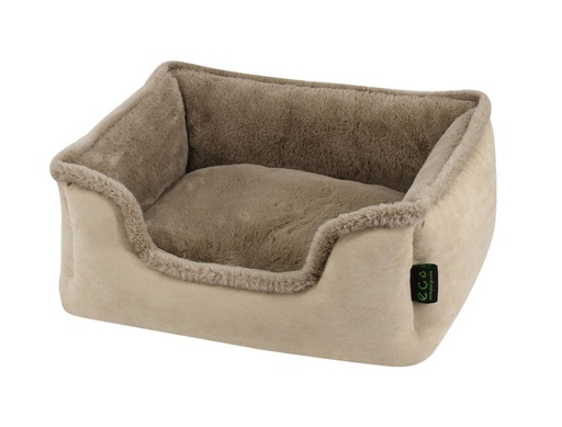 [NB61856] ECO comfortbed ovaal "ZARIF" l x b x h: 80 x 70 x 23 cm beige