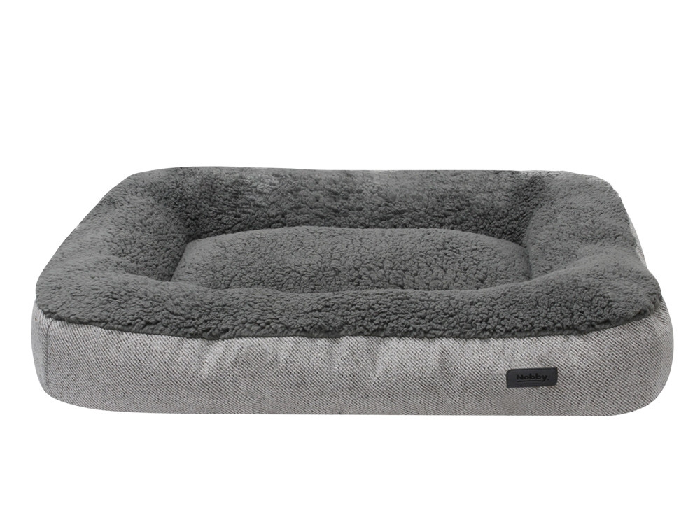 Comfortkussen vierkant "JASIN" l x b x h: 110 x 78 x 13 cm grijs