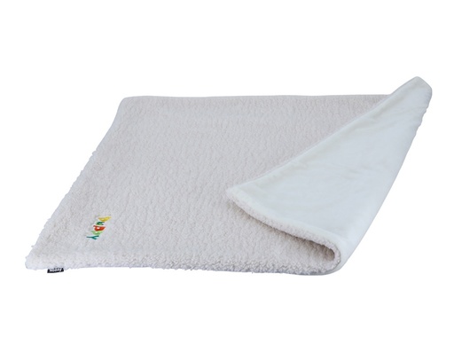 [NB61873] Plaid "PUPPY" 70 x 90 cm ivory