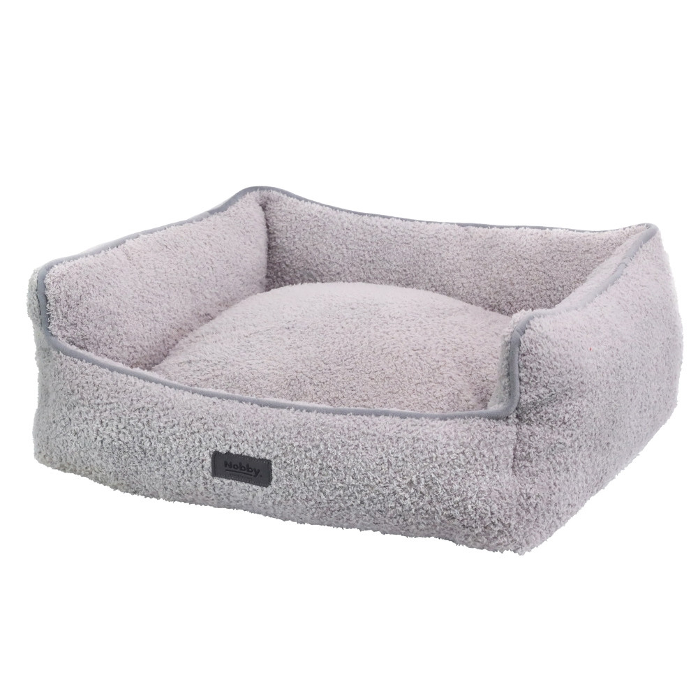 Comfortbed vierkant "CLOUDY" l x b x h: 60 x 48 x 19 cm grijs