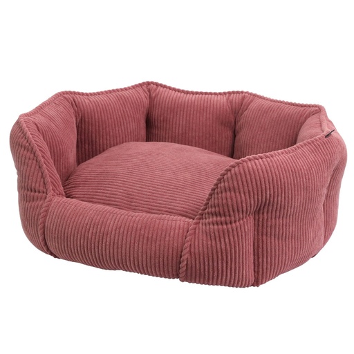 [NB61909] Comfortbed ovaal "SALIA" l x b x h: 65 x 57 x 22 cm berry