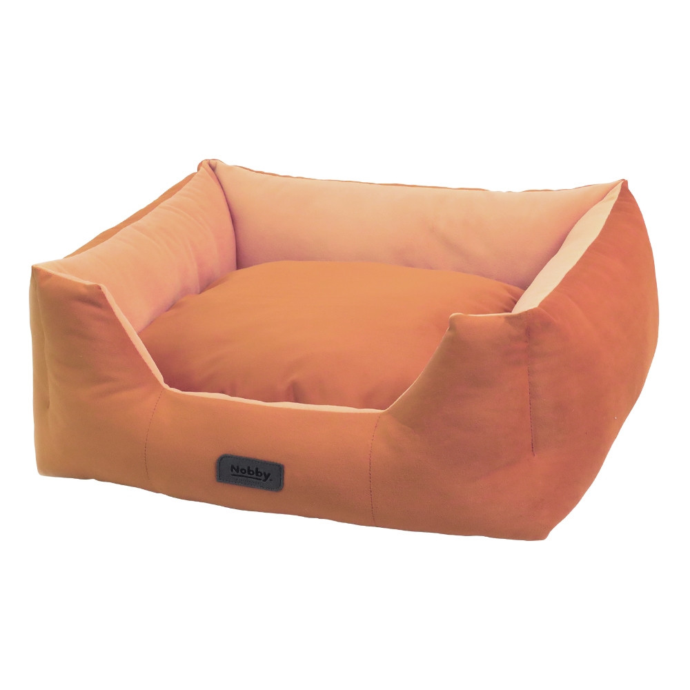 Comfortbed vierkant "CUMBA" l x b x h: 75 x 60 x 23 cm caramel