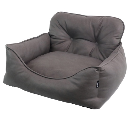 [NB61929] Comfortbed vierkant "ENOCK" l x b x h: 55 x 50 x 20/34 cm donker grijs