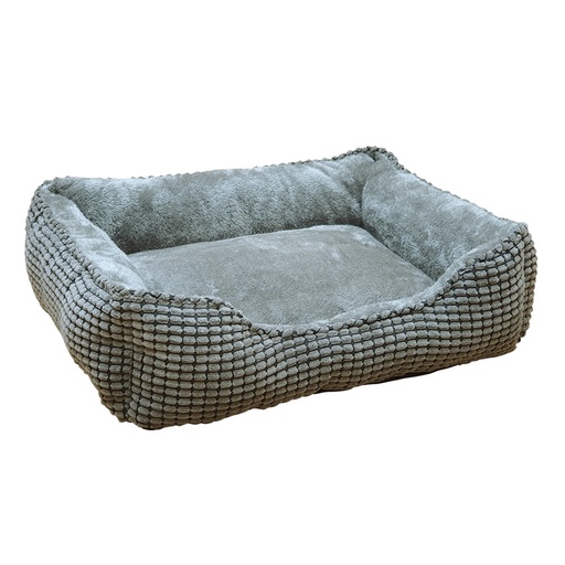 [NB61952] Comfortbed vierkant Classic "GARIK" l x b x h: 80 x 70 x 22 cm donker grijs