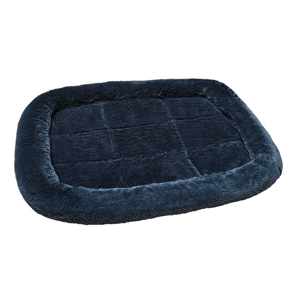 Onderlegger met rand ovaal Klassiek "BIAN" l x b x h: 78 x 58 x 8 cm donker grijs