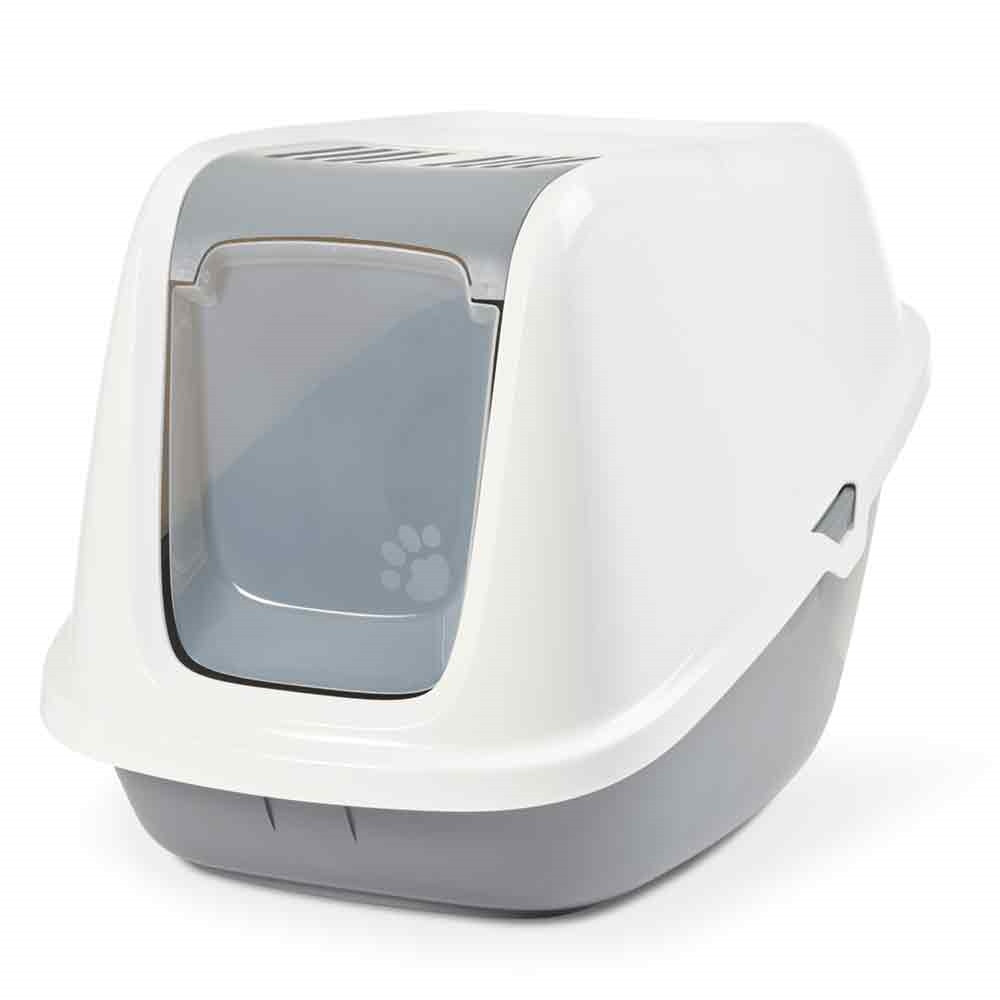 Kattentoilet "Nestor GIANT" 75,5 x 56 x 55,5 cm cool grijs