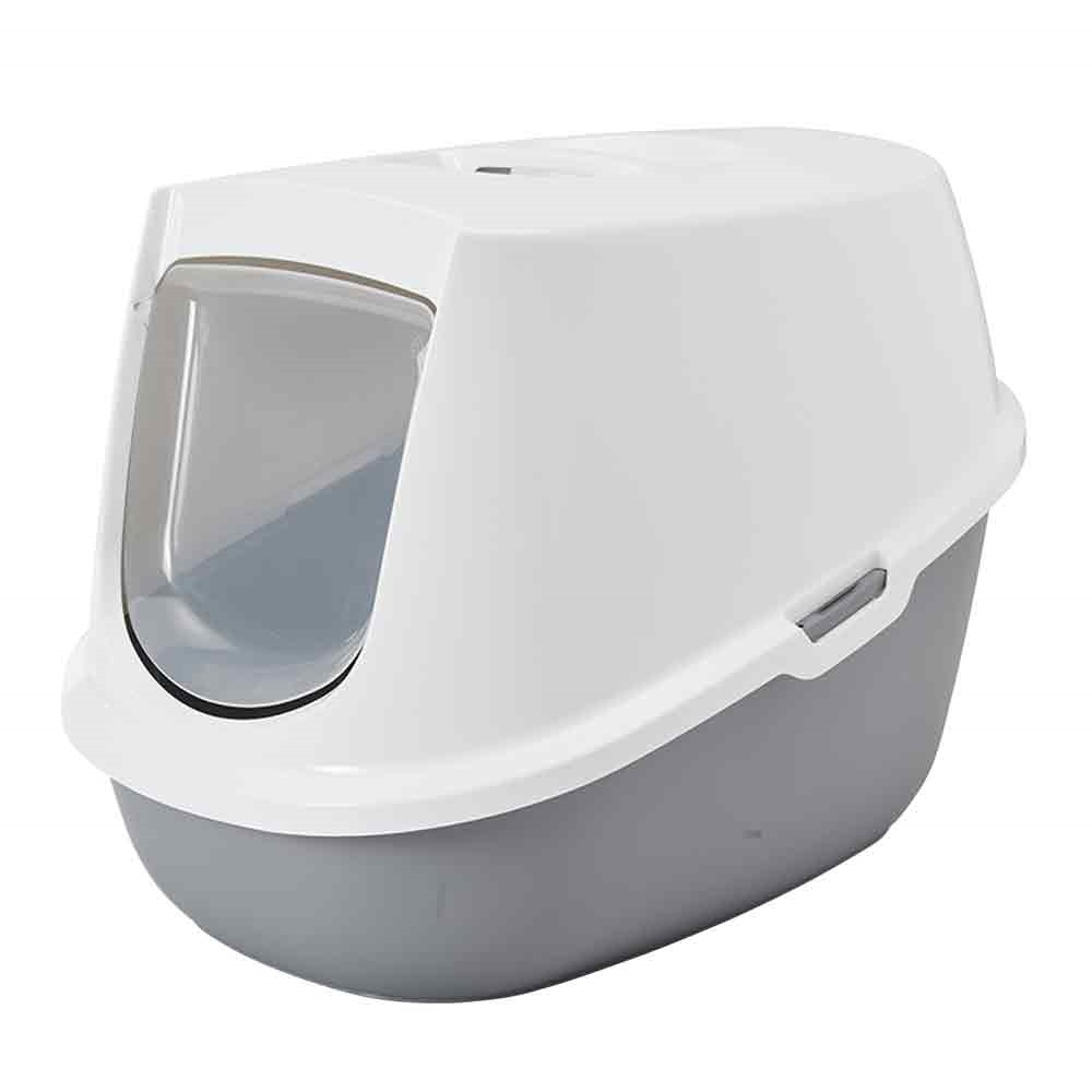 Kattentoilet "Robin" 54,5 x 39 x 39 cm cool grijs