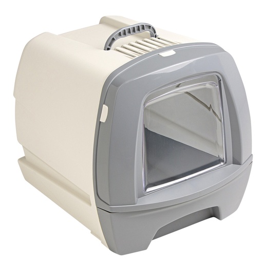 [NB62189] Kattentoilet "80's" 50 x 40 x 42 cm grijs