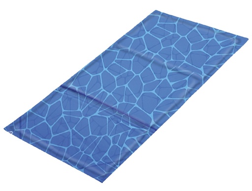 [NB62278] Koelmat "Comfort" XL: 110 x 70 cm blauw