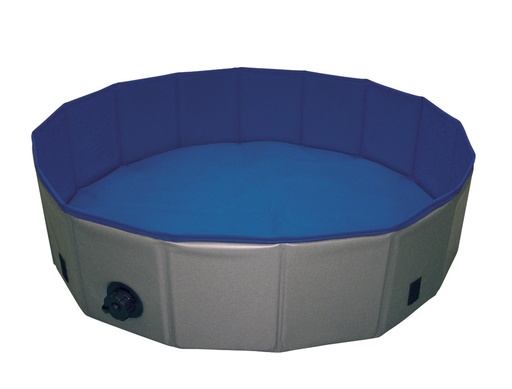 [NB62293] Hondenzwembad "Afdekking" L:  160 x 30 cm grijs/blauw