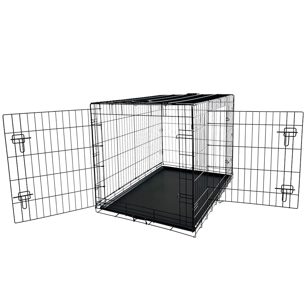 Transportkooi opvoubbaar l x b x h: 109 x 71 x 79 cm zwart