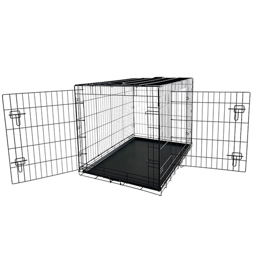 [NB62314] Transportkooi opvoubbaar l x b x h: 109 x 71 x 79 cm zwart