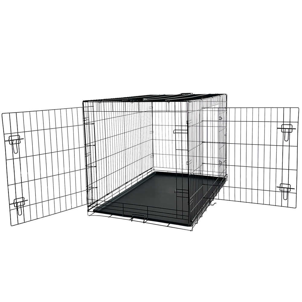 Transportkooi opvoubbaar l x b x h: 116 x 77 x 86 cm zwart