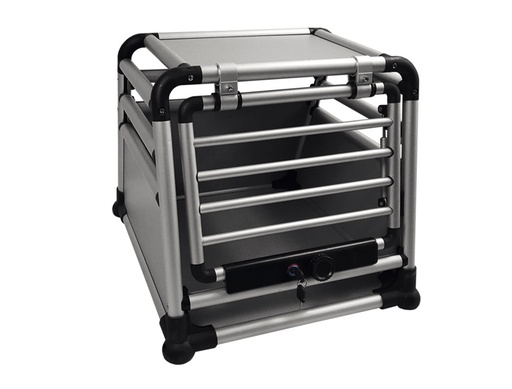 [NB62324] Aluminium autoreisbox "RONDE HOEK" D x b x H: 59 x 55 x 49 cm 