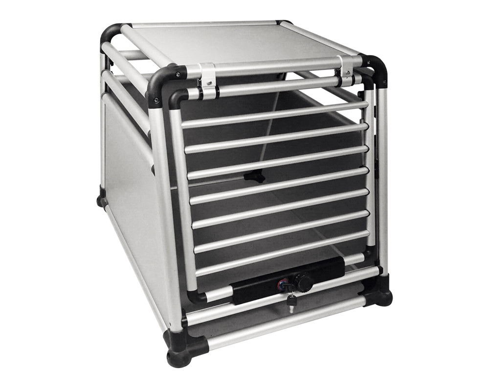 Aluminium autoreisbox "RONDE HOEK" D x b x H: 85 x 65 x 65 cm 