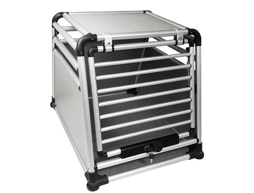 [NB62326] Aluminium autoreisbox "RONDE HOEK" D x b x H: 85 x 65 x 65 cm 