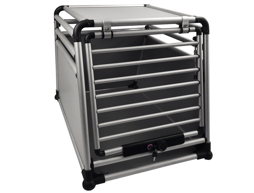 Aluminium autoreisbox "RONDE HOEK"