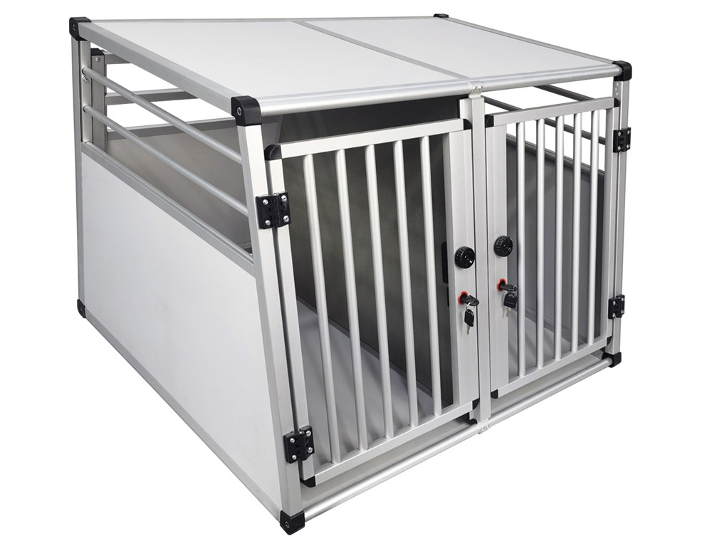 Aluminium autoreisbox dubbel "NeB Design" B x D x H: 92 x 88 x 68 cm 