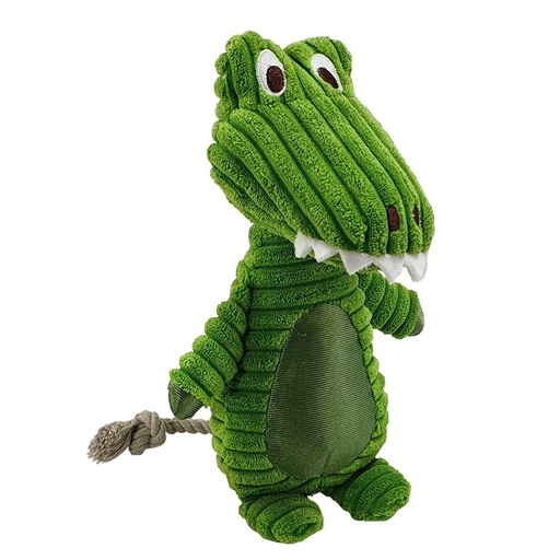[NB62428] Pluche krokodil met touw 28 cm 