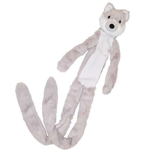 [NB62430] Pluche wolf lang, met touw erin