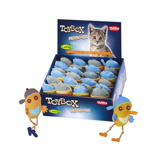 [NB62433] Stoffen aardappelen display 24 st, 10 cm Mix kleuren