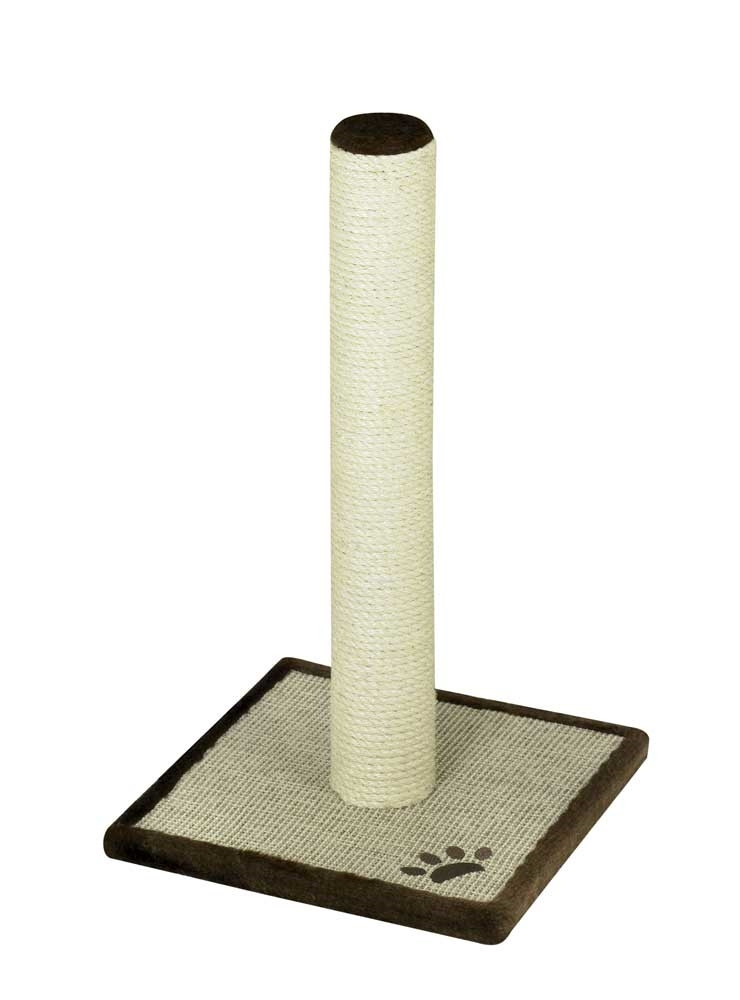 Krabpaal "CLASSIC II"  linen look, beige-bruin