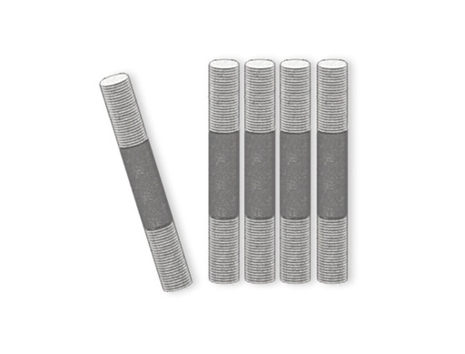 [NB63173] STARSYSTEM Dubbelkops grendel "DE LUXE" Set 5 st., 10 x 70 cm 