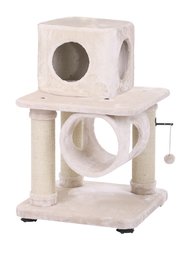[NB6323692] Kattenkrabber "DEON" 58 x 58 x 87,5 cm beige