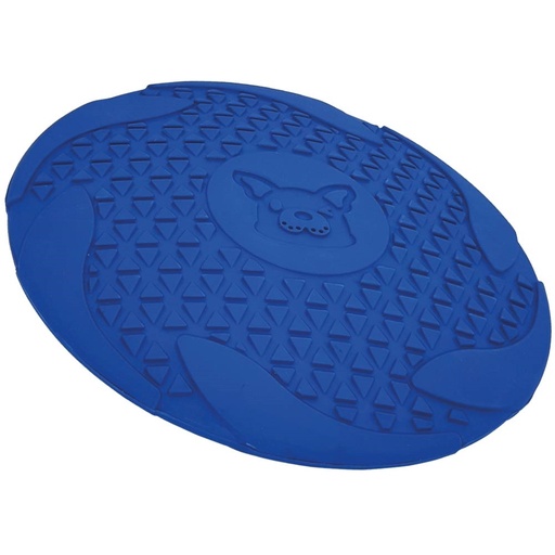 [NB63581] Rubberen vliegschijf  23 cm blauw
