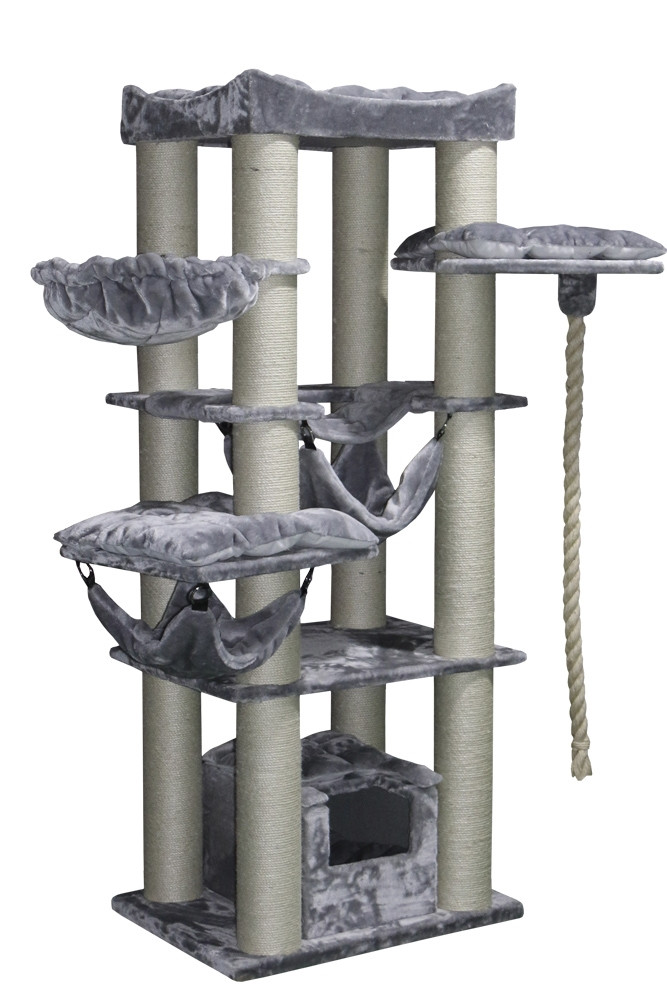 Kattenkrabber "RUBI"  grijs