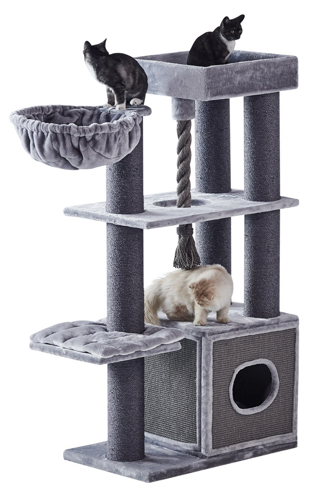 Kattenkrabber "YANKO"  grijs