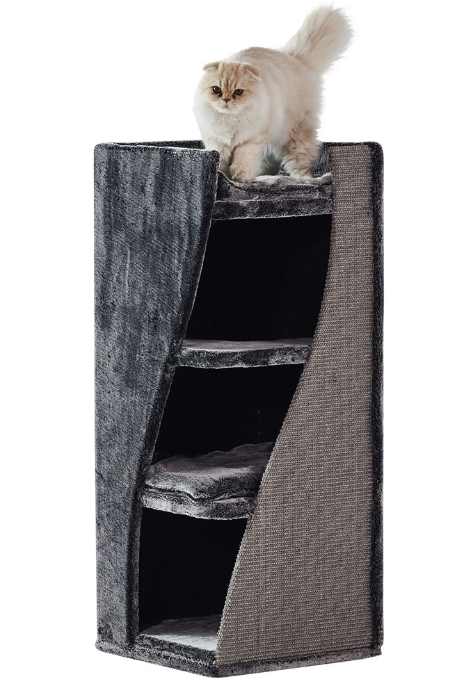 Kattenkrabber "KARI" L  tinged zwart