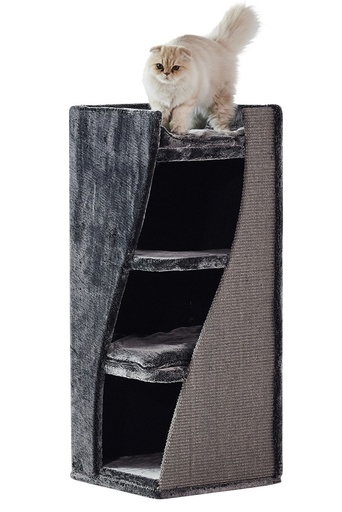 [NB6375775] Kattenkrabber "KARI" L  tinged zwart